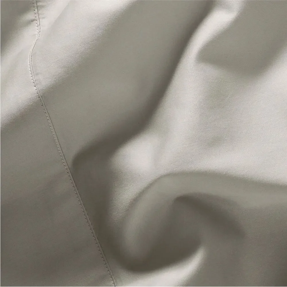 Boll & Branch Sateen Organic Cotton Signature Hemmed Sheet Set Queen $279